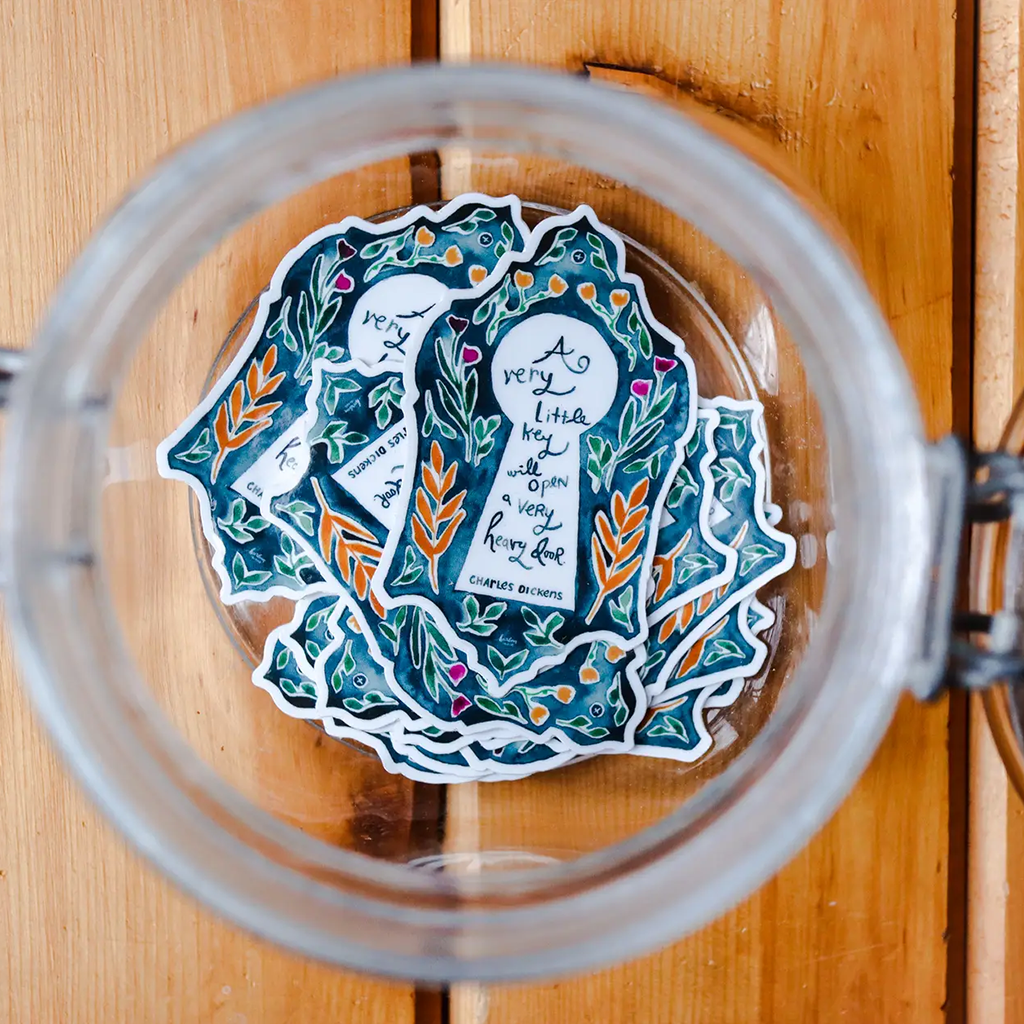 Heirloom Island A Very Little Key Sticker