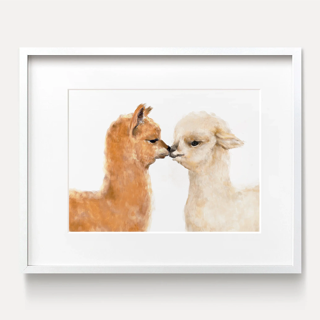 Triple Studio Alpacas in Love Card