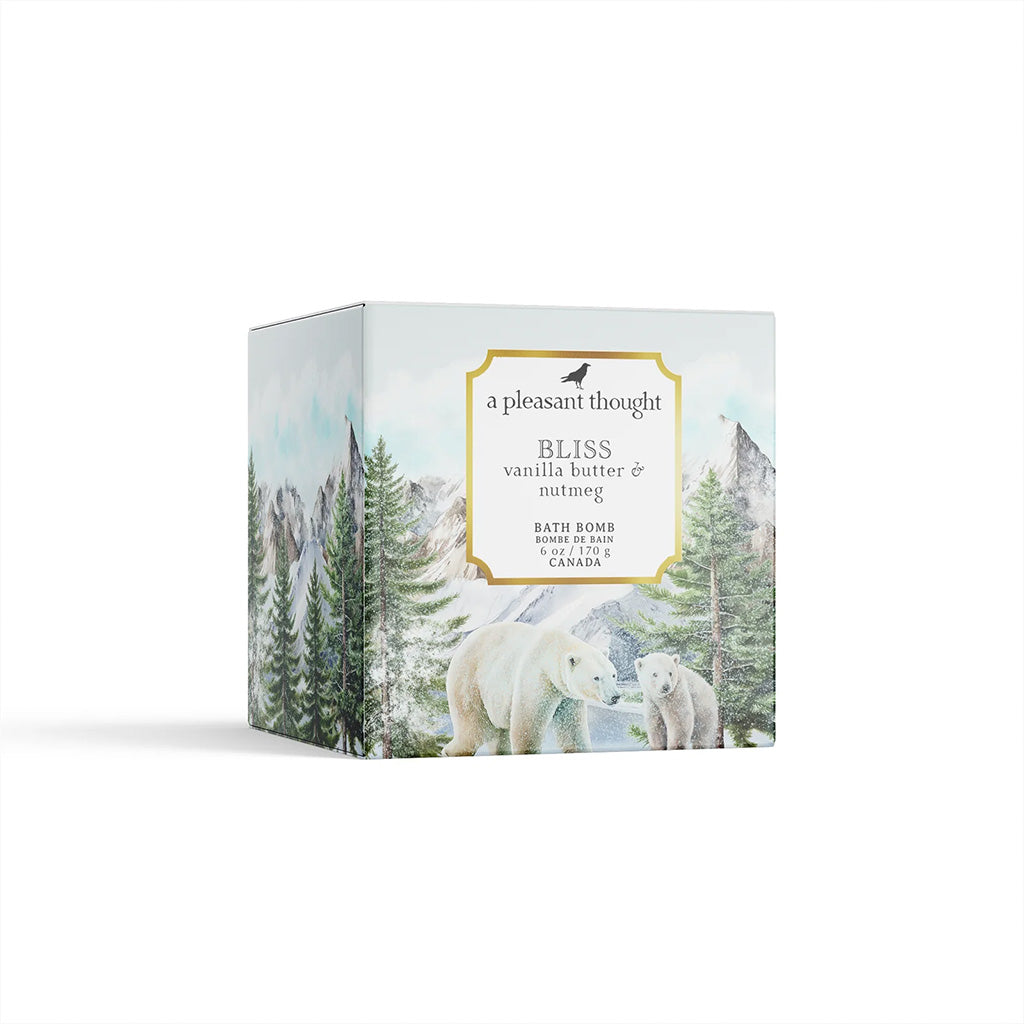 A Pleasant Thought Bliss Vanilla Butter & Nutmeg Bath Bomb