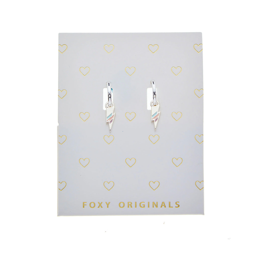 Foxy Originals Bolt Earrings Silver