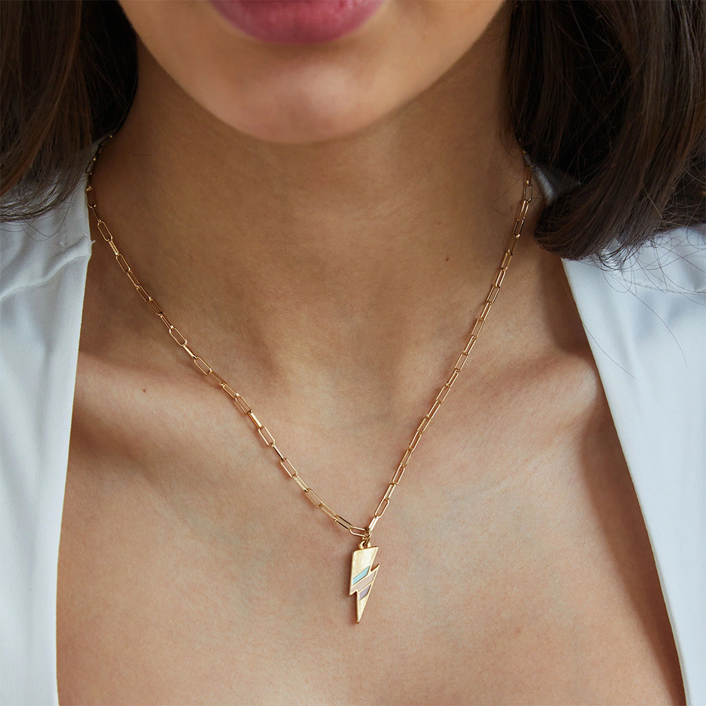 Foxy Originals Bolt Necklace Gold