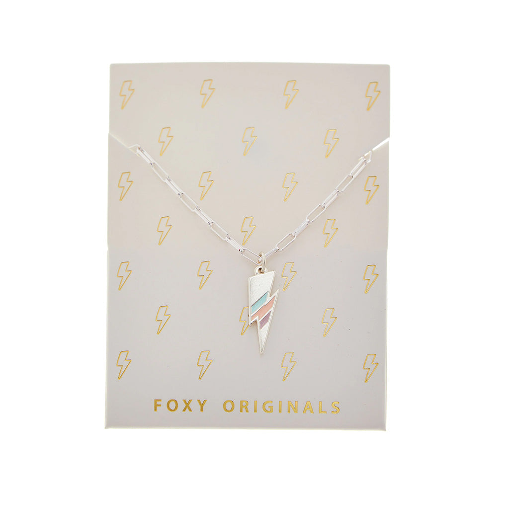 Foxy Originals Bolt Necklace Silver