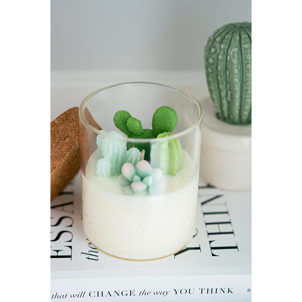 ZOETSTUDIO Bunny Ear Cactus Candle