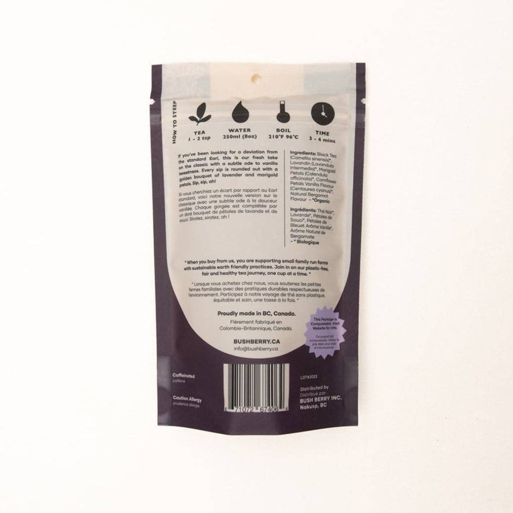 Bush Berry Lavendar Earl Tea