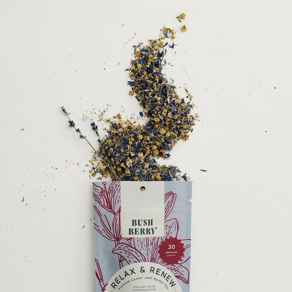 Bush Berry Relax and Renew Herbal Tea