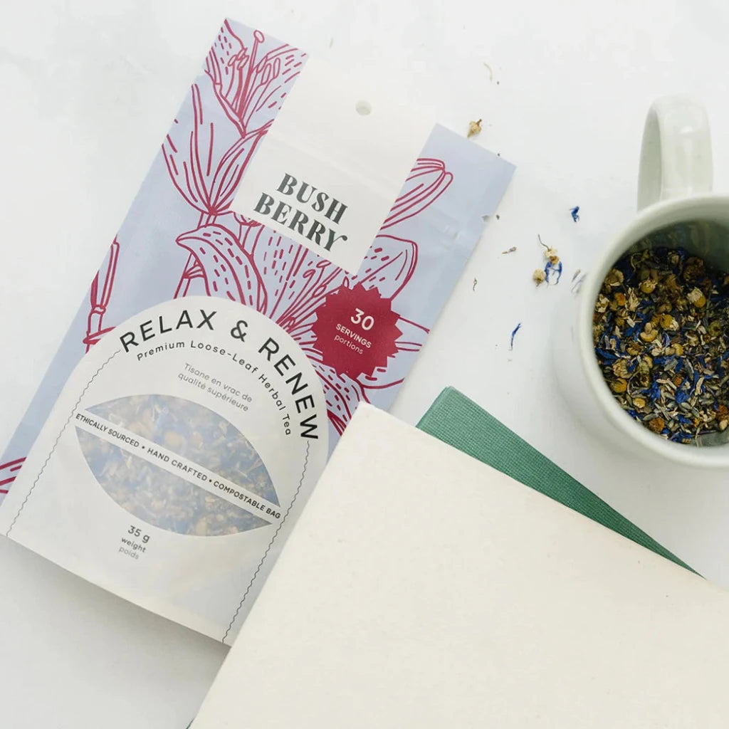 Bush Berry Relax and Renew Herbal Tea