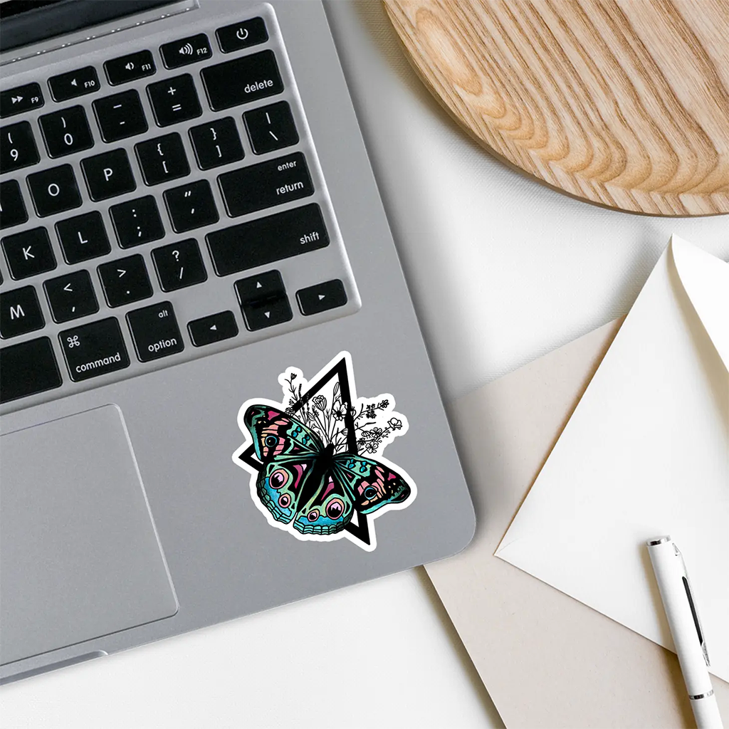 Rebel and Siren Butterfly Sticker