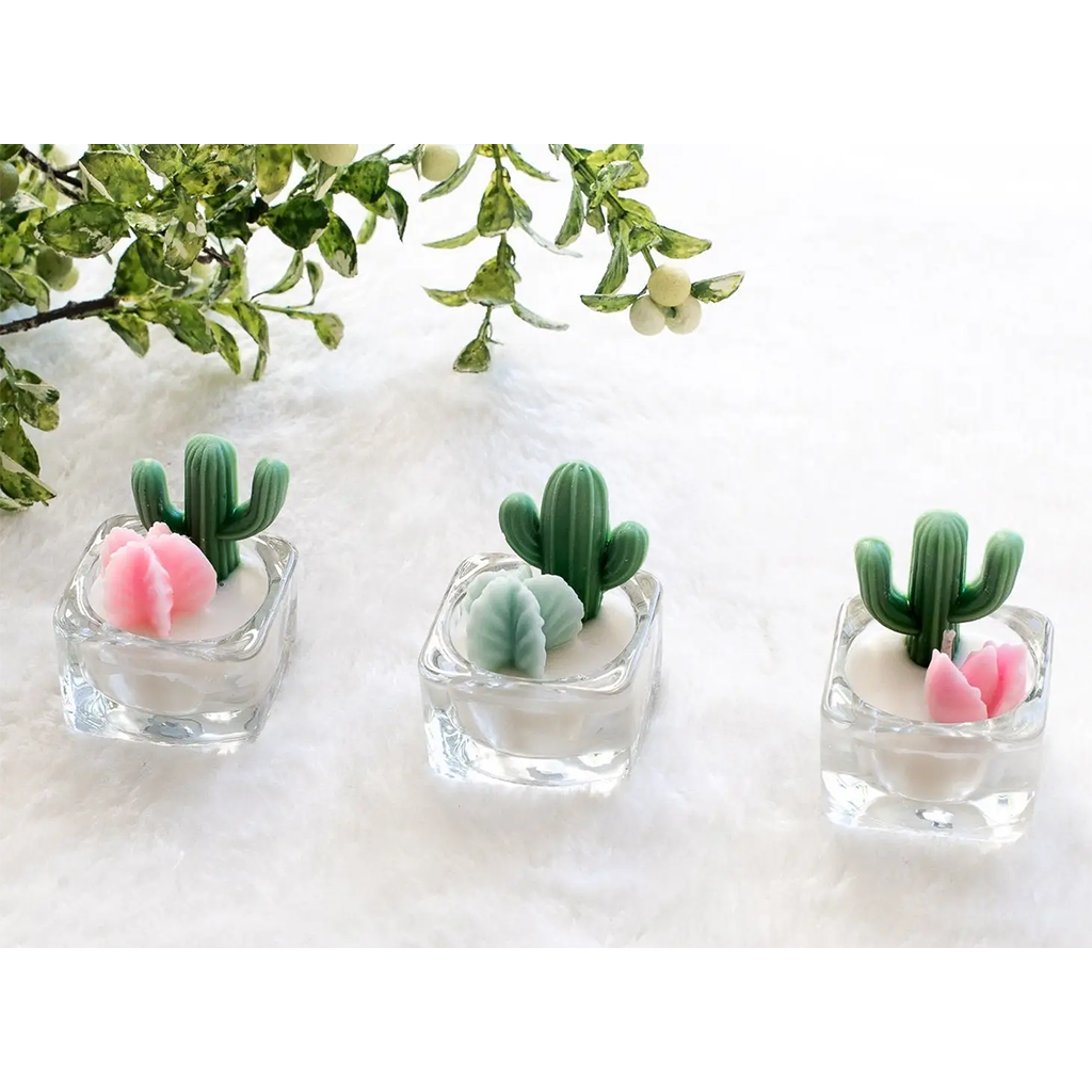 ZOETSTUDIO Cactus and Succulent Tealight Candle