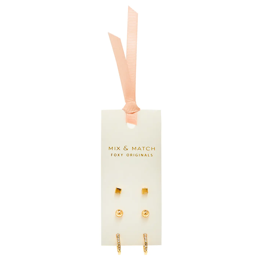 Foxy Originals Coco Stud Set Gold