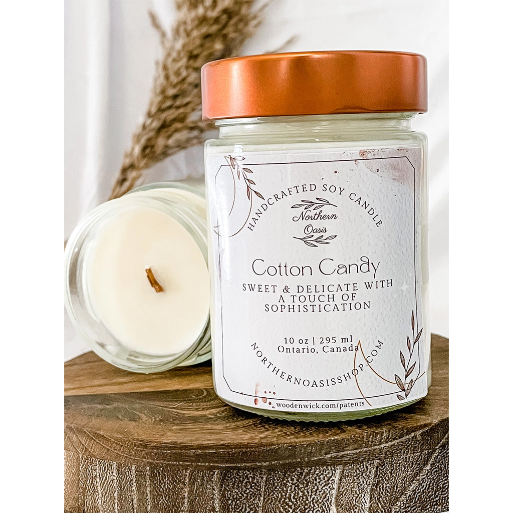 Northern Oasis Cotton Candy Crystal Reveal Candle
