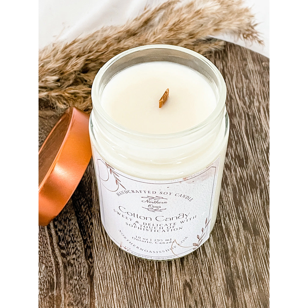 Northern Oasis Cotton Candy Crystal Reveal Candle