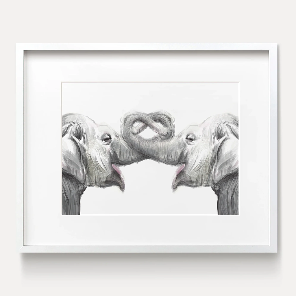 Triple Studio Elephant Love Card
