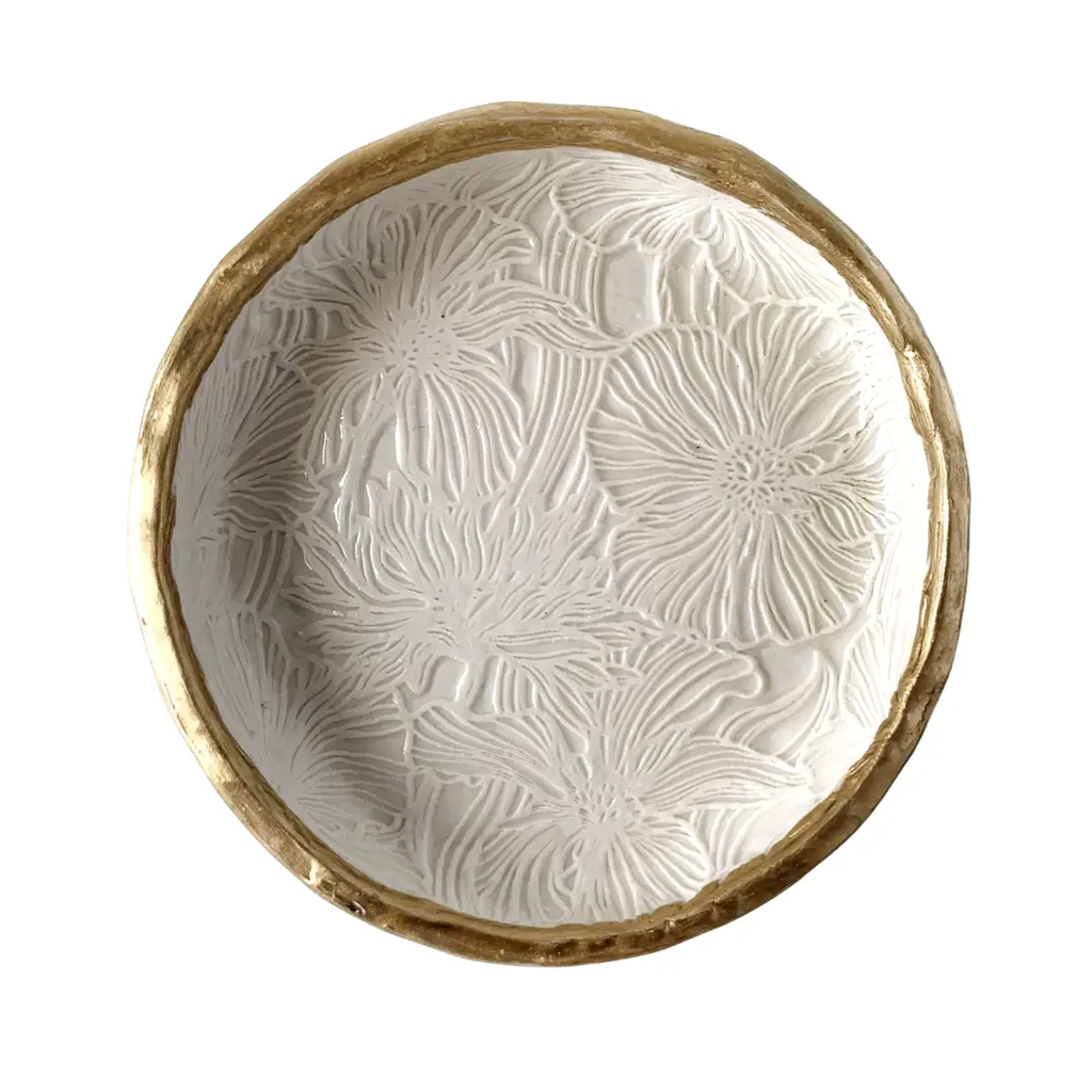 YFL Floral Impressions Ring Dish