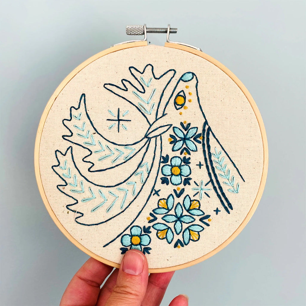Hook Line and Tinker Folk Caribou Complete Embroidery Kit