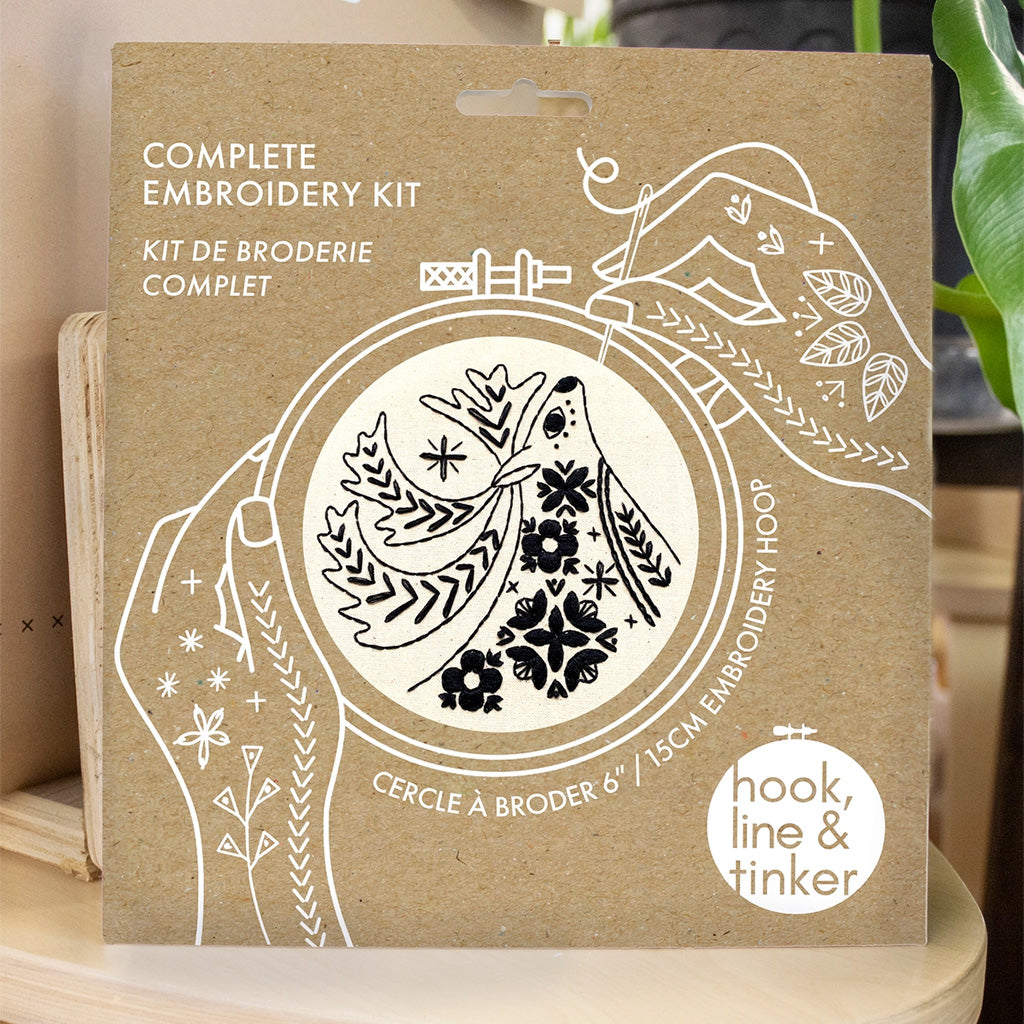 Hook, Line and Tinker Fold Caribou Embroidery Kit