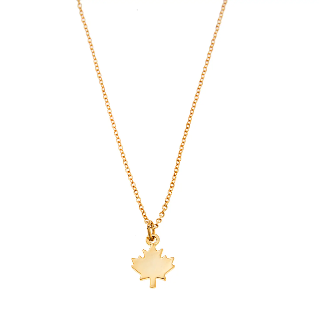 Foxy Originals Maple Leaf Necklace Gold