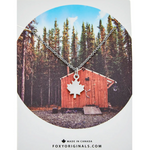 Foxy Originals Maple Leaf Necklace Silver