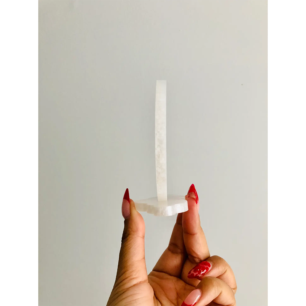 Sharlene Robertson Designs Metallic White Moon Ring Holder