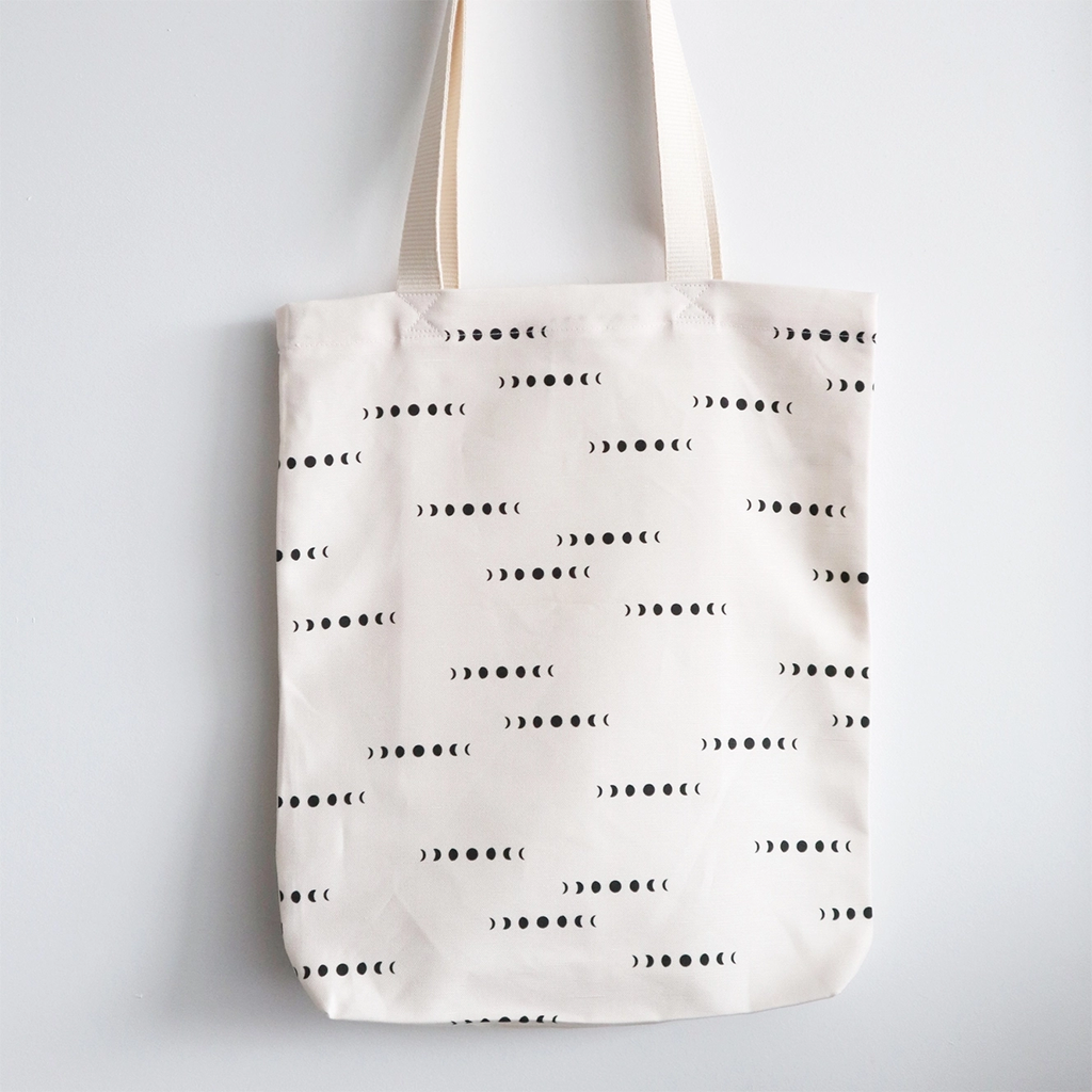Freon Collective Moons & Beige Tote Bag
