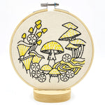 Hook Line and Tinker Mushrooms Complete Embroidery Kit