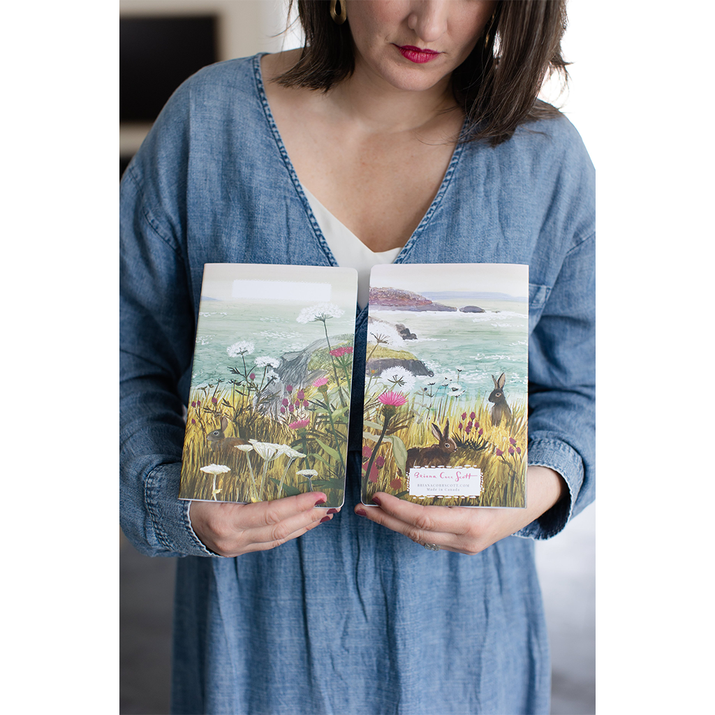 Briana Corr Scott Rabbits by the Sea Notebook