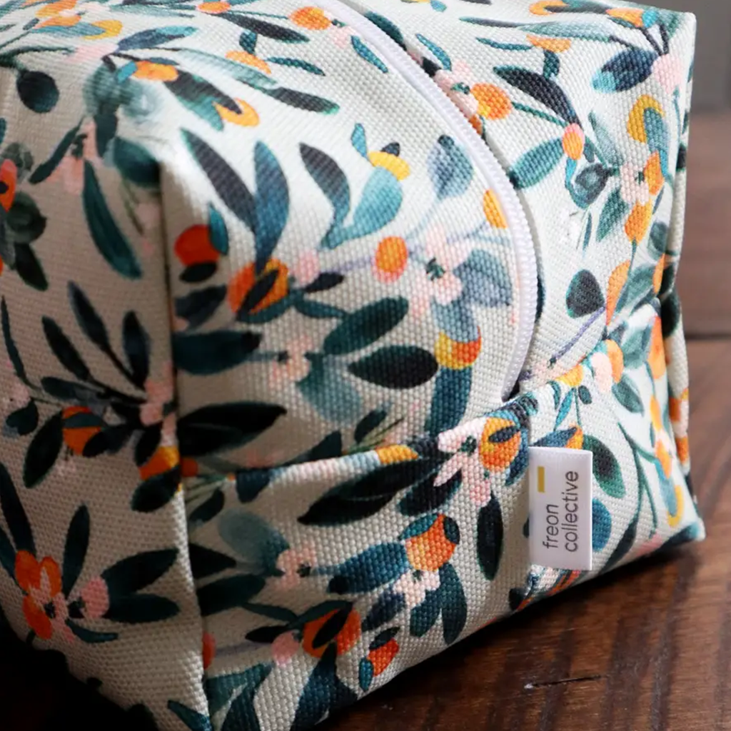 Freon Collective Sage Citrus Makeup Bag