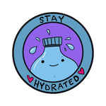 Rebel and Siren Stay Hydrated Vinyl Sticker