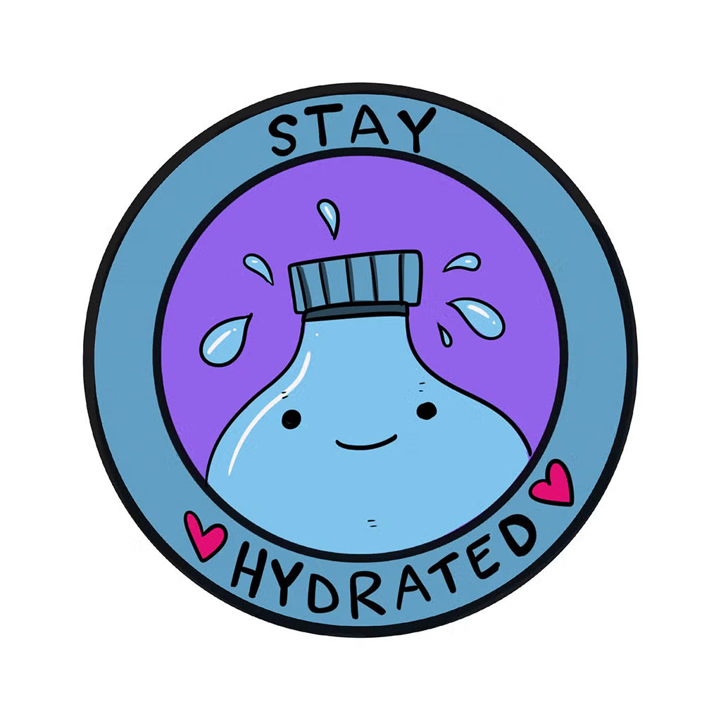 Rebel and Siren Stay Hydrated Vinyl Sticker