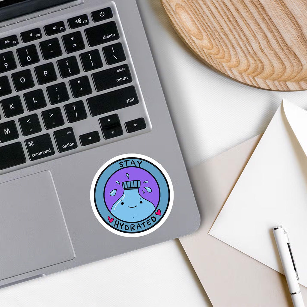 Rebel and Siren Stay Hydrated Vinyl Sticker