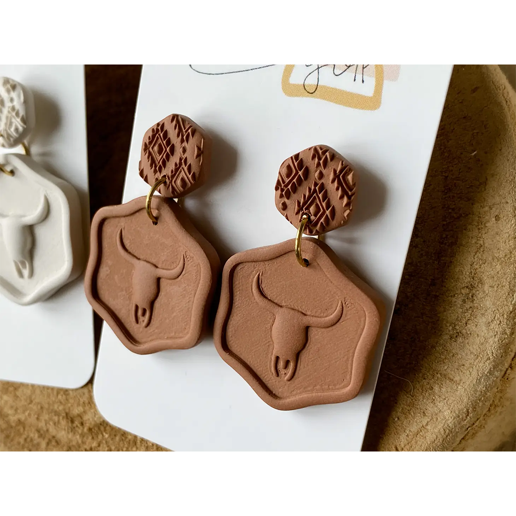 Agaveh Girl The Prairie Earrings Rust