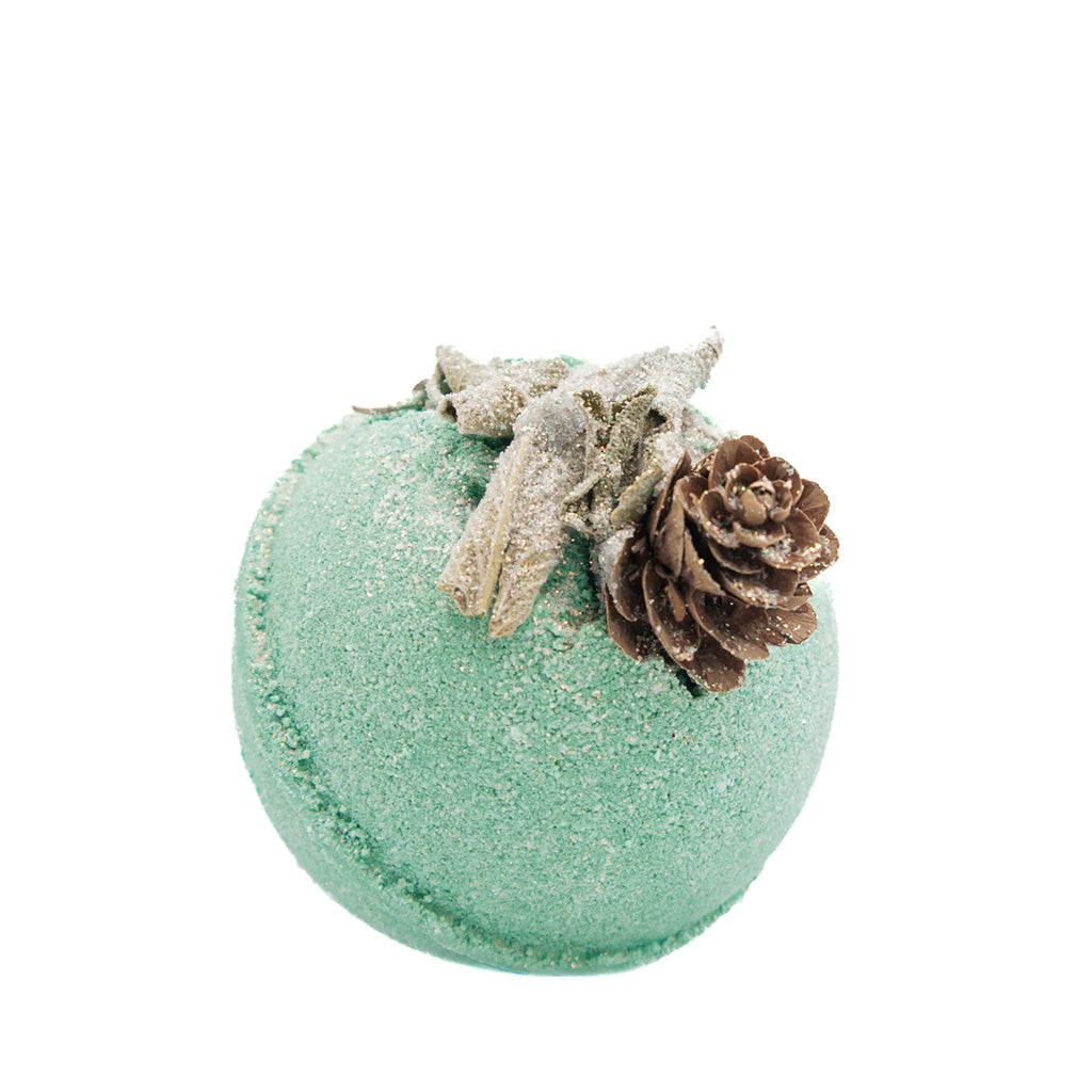 A Pleasant Thought Tinsel Pinecone & Toasted Marshmallow Bath Bomb