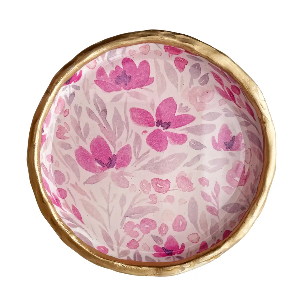 YFL Watercolour Florals Ring Dish