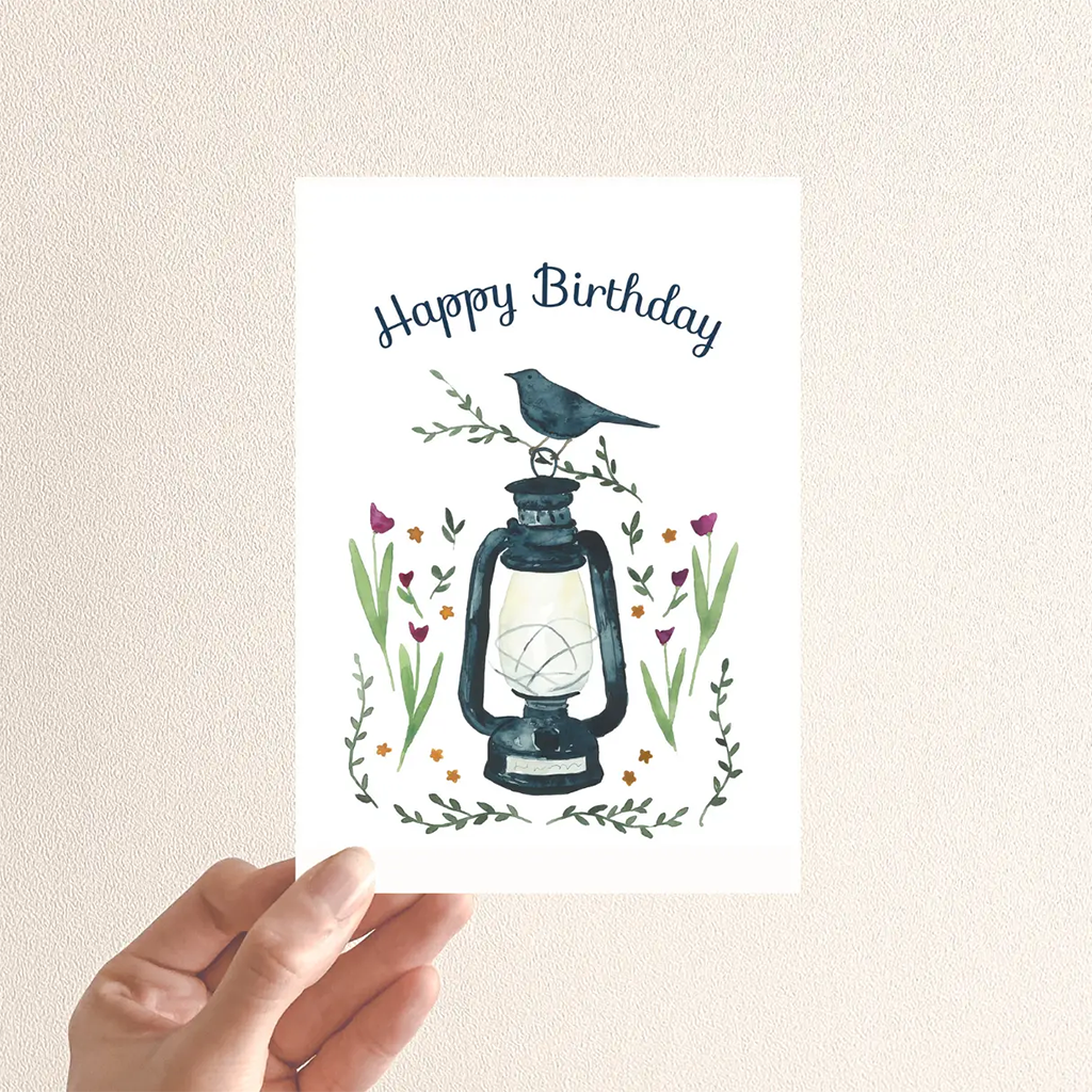 Heirloom Island Whimsy Birthday Greeting Card