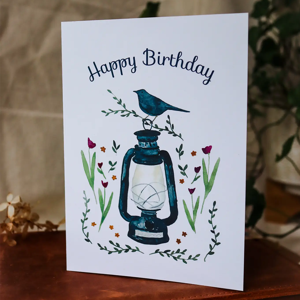 Heirloom Island Whimsy Birthday Greeting Card