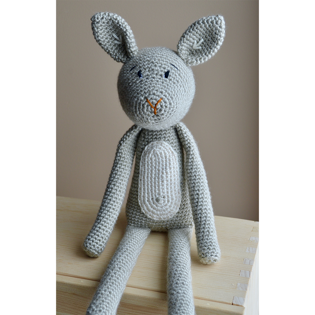 Berry Blue Jasmine the Hare Stuffed Animal
