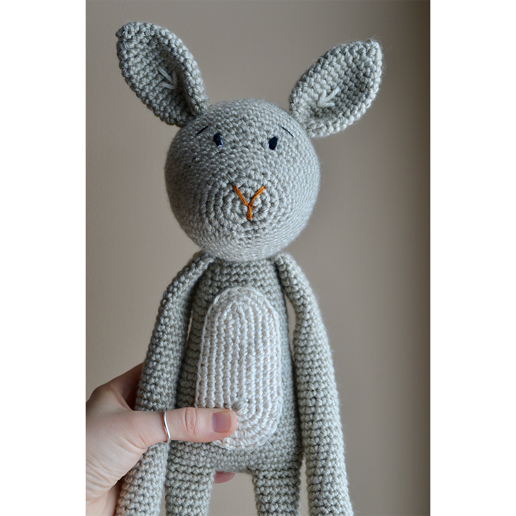 Berry Blue Jasmine the Hare Stuffed Animal