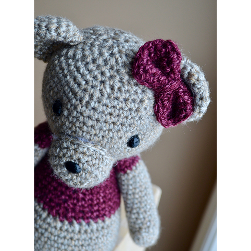 Berry Blue Lily the Bear Stuffed Animal