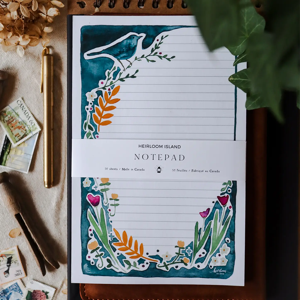 Heirloom Island Notepad