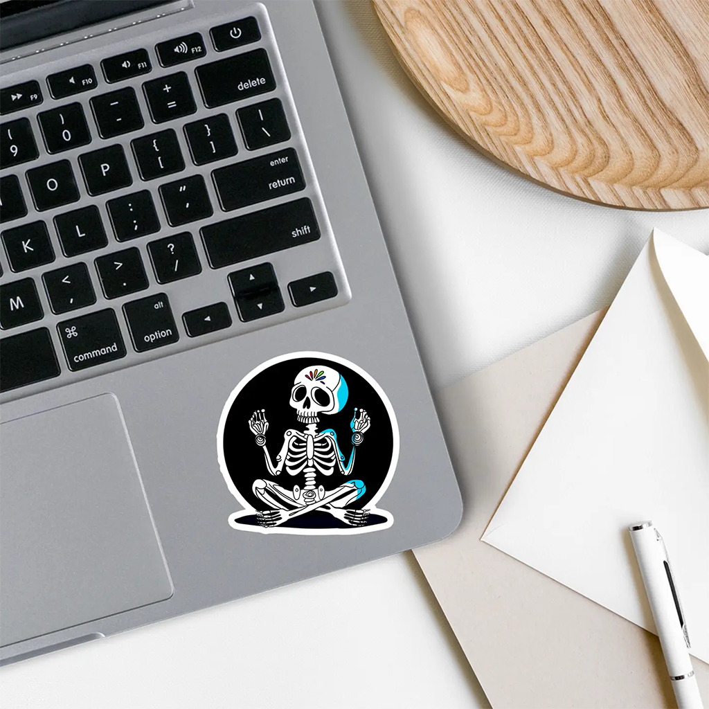 Rebel and Siren Namaste Yoga Skeleton