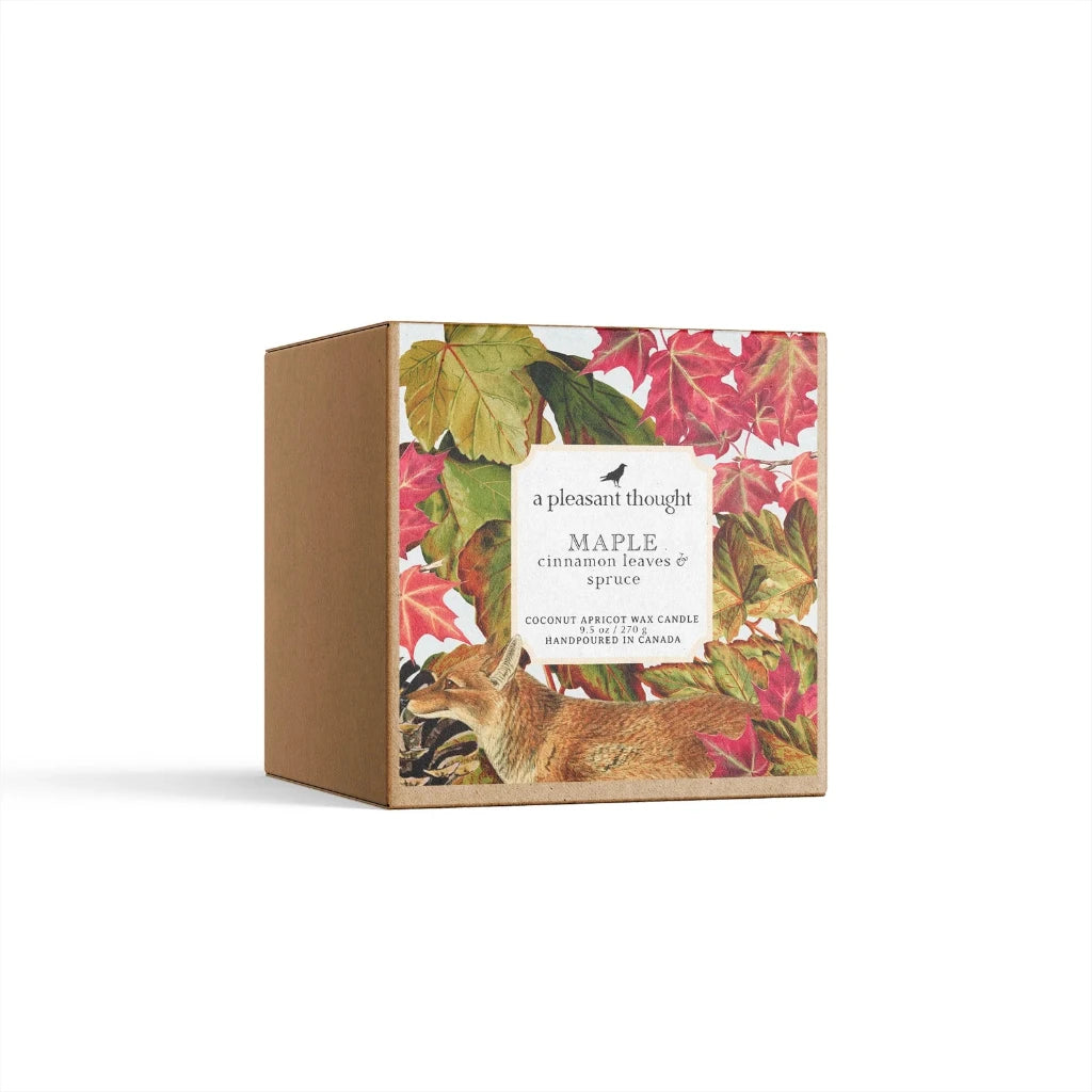 Maple ~ Cinnamon Leaves & Spruce Candle