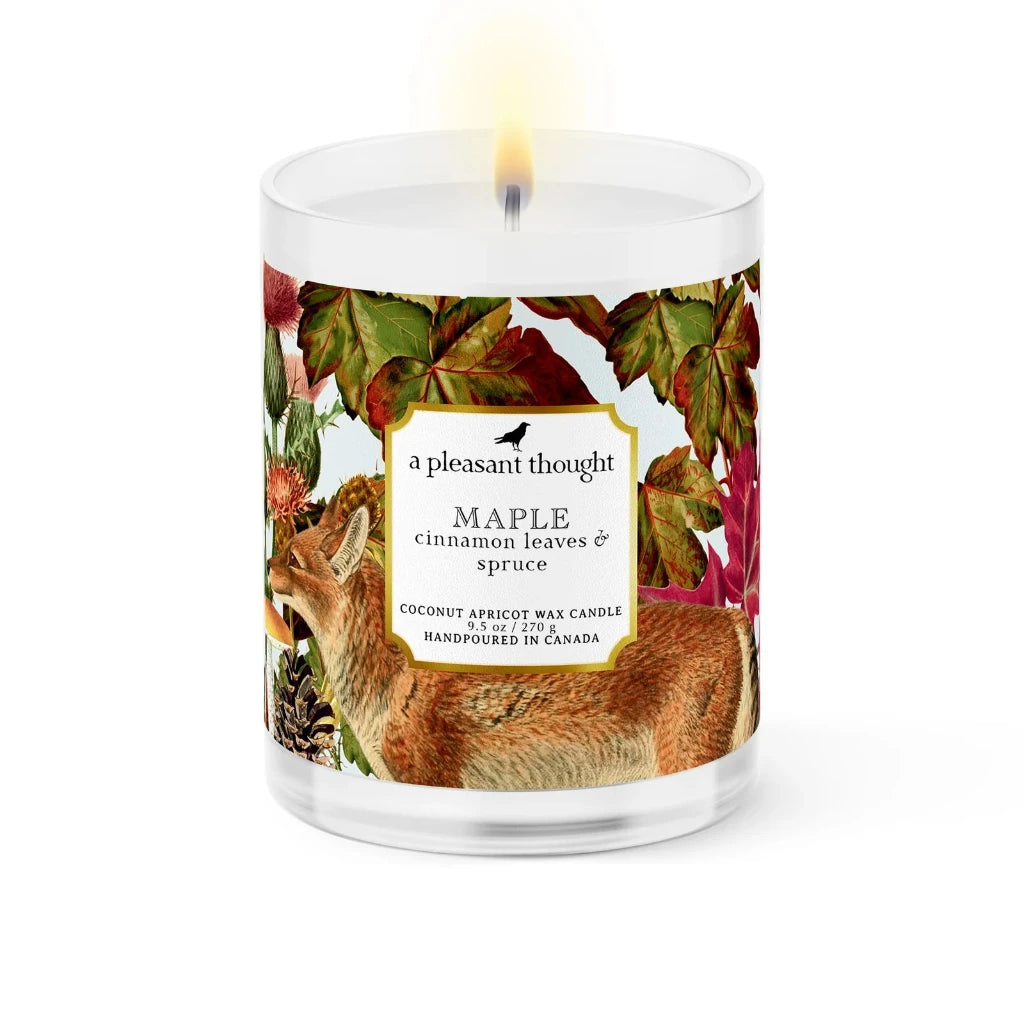 Maple ~ Cinnamon Leaves & Spruce Candle