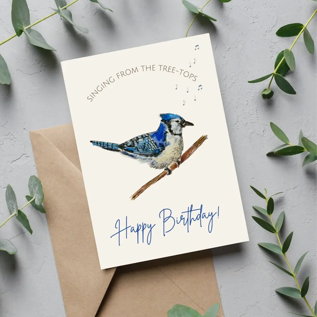 Blue Jay Bird Art Print – TripleStudio