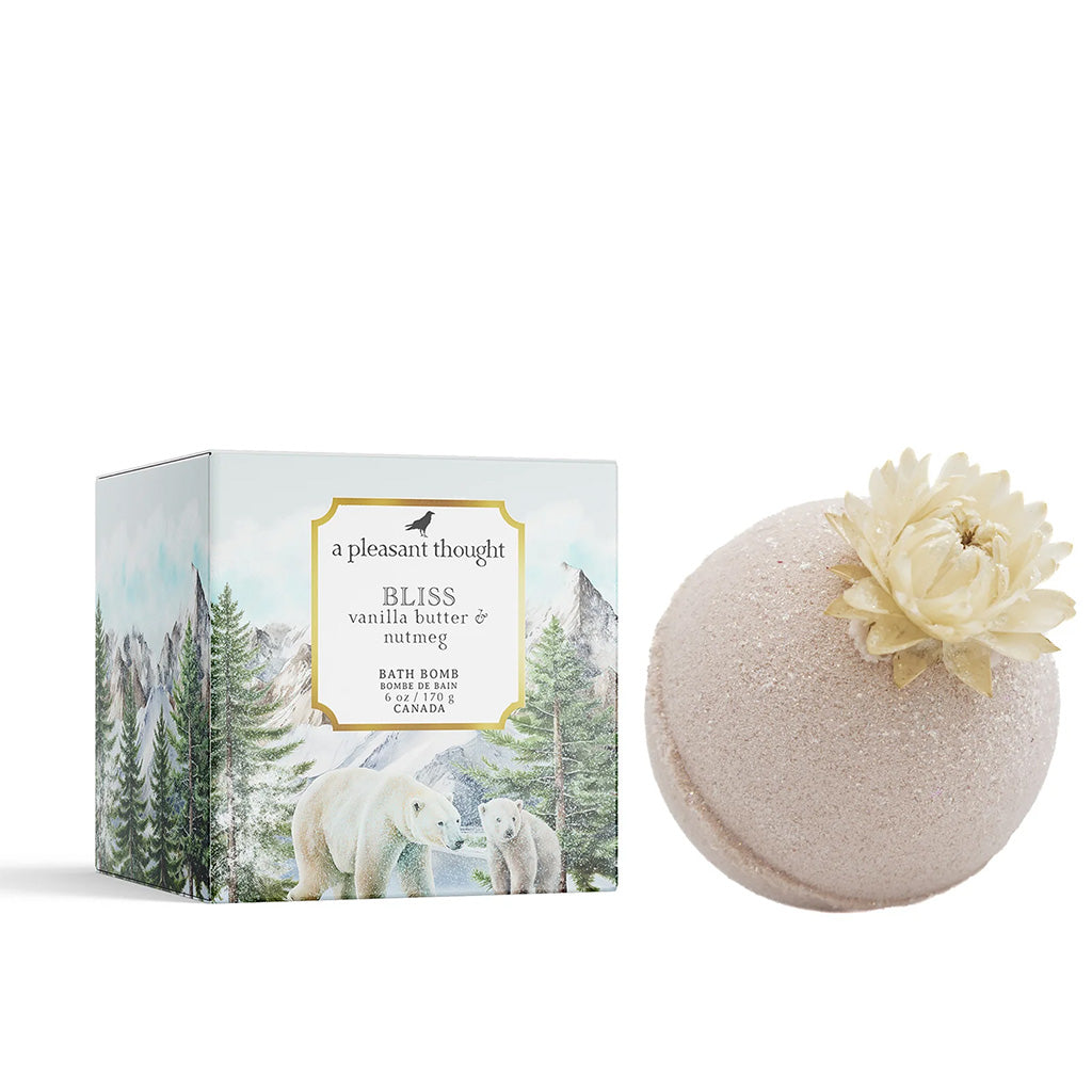 A Pleasant Thought Bliss Vanilla Butter & Nutmeg Bath Bomb