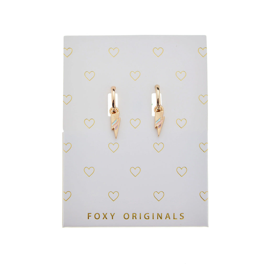 Foxy Originals Bolt Earrings Gold