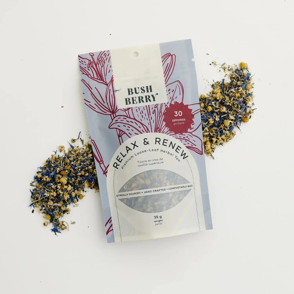Bush Berry Relax and Renew Herbal Tea