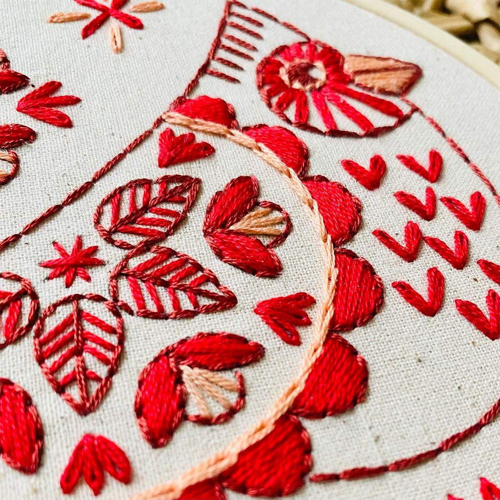 Hook, Line and Tinker Cardinal Embroidery Kit