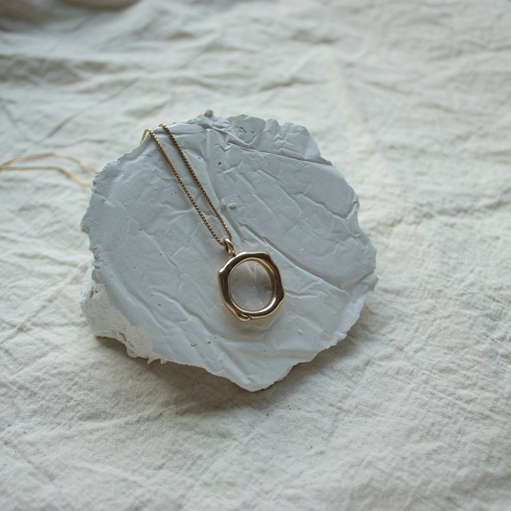 Rowe Studio Circlet Necklace Brass