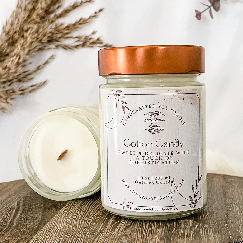 Northern Oasis Cotton Candy Crystal Reveal Candle