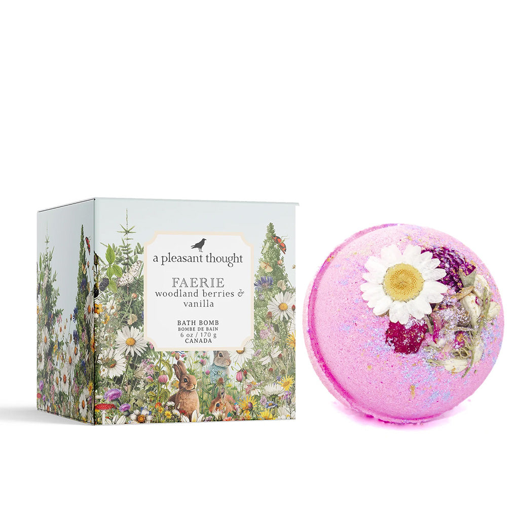 A Pleasant Thought Faerie Woodland Berries & Cozy Woods Bath Bomb