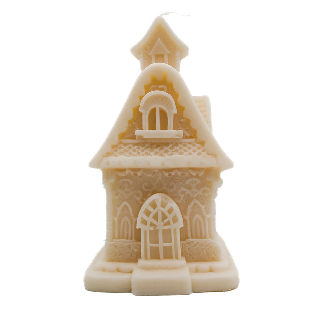 A Pleasant Thought Gingerbread House Pillar Candle